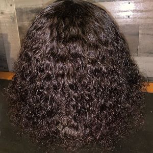 Human Hair Wig Bob with Bangs